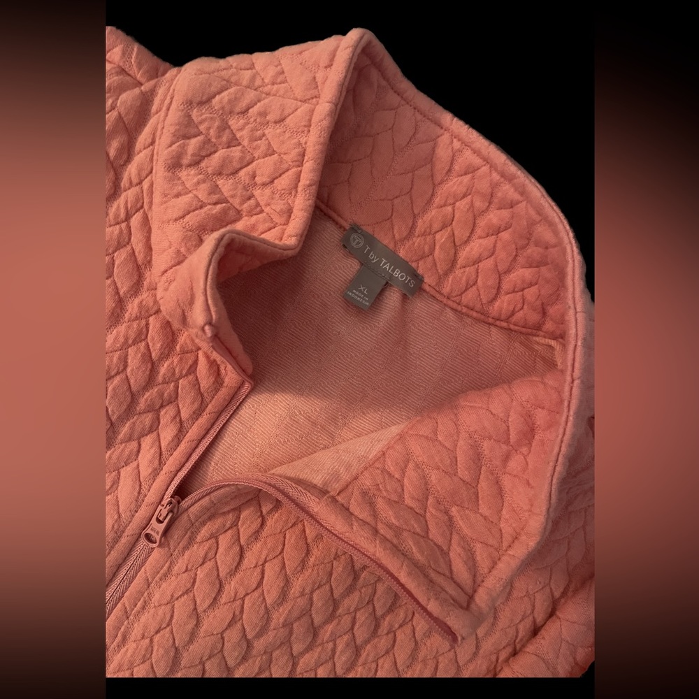 T by Talbots half zip pull over